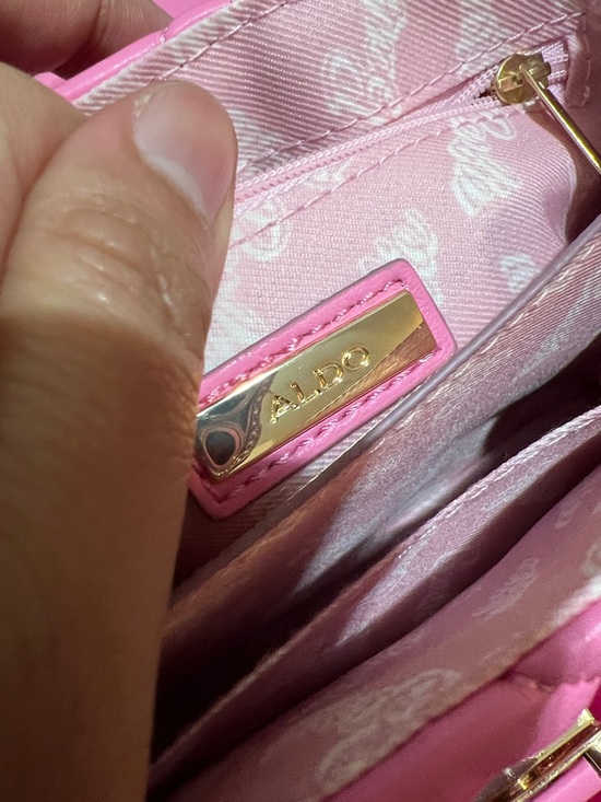 Barbie x ALDO Pink Quilted Chain Crossbody Bag - Picture 11 of 11